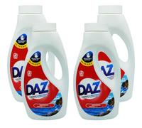 Daz Universal Laundry Detergent, Whites and Colours, Low Temperature Cleaning, 660ml Recyclable Bottles, Pack of 4