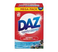 DAZ Washing Powder for Whites & Colours, 6.25kg - 80 Washes, Powerful Cleaning, Fresh Fragrance - Household