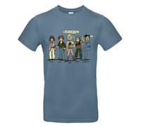 Dazed and Confused Doodle Series Tee Mens Crew Neck Short Sleeve T-Shirt Top - Large Multi