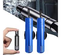 Safehammer Glass Breaker, Car Safety Hammer, Safe Hammer Glass Breaker, Car Emergency 2-in-1 Window Breaker & Seat Belt Cutter, Vehicle Escape Tool, Automotive Interior Safety Products (2PC-Blue)