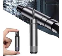 dazeni Safehammer Glass Breaker, Car Safety Hammer, Safe Hammer Emergency 2-in-1 Window Breaker & Seat Belt Cutter, Vehicle Escape Tool, Automotive Interior Products (Black)