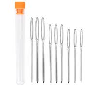 DAZISEN Large Eye Blunt Needles - 9 PCS Hand Sewing Needles Yarn Knitting Needles Sewing Big Eye Darning Needles, 3 Sizes