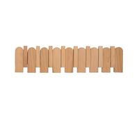 DAZSIAZ Wooden Wall Mount Coat Rack, Piano Key Design Flip Down Wall Hook Rack, Multi-Purpose Hanger for Coats Bags Hats, for Entryway Bedroom Bathroom Kitchen(Primary B,8 Hooks)