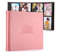 DazSpirit Photo Album 6x4 600 Pockets, Leather Cover with Elegant Embossed Pattern, Extra Large Capacity Wedding Anniversary Baby Family Momory Book, Classic Slip in Pages for Easy Organization