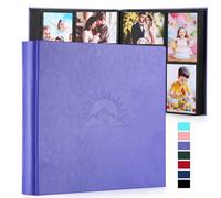 DazSpirit Photo Album 6x4 600 Pockets, Leather Cover with Elegant Embossed Pattern, Extra Large Capacity Wedding Anniversary Baby Family Momory Book, Classic Slip in Pages for Easy Organization