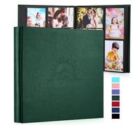 DazSpirit Photo Album 6x4 600 Pockets, Leather Cover with Elegant Embossed Pattern, Extra Large Capacity Wedding Anniversary Baby Family Momory Book, Classic Slip in Pages for Easy Organization