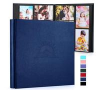 DazSpirit Photo Album 6x4 600 Pockets, Leather Cover with Elegant Embossed Pattern, Extra Large Capacity Wedding Anniversary Baby Family Momory Book, Classic Slip in Pages for Easy Organization