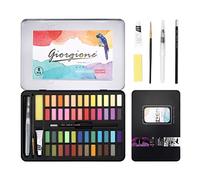 DazSpirit Watercolour Paint Set, 48 Colours in Portable Travel Case