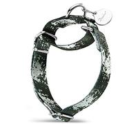 Dazzber Martingale Dog Collars Colourful Oil Painting Pattern Series - No Pull Pet Collar Silky Soft for Medium and Large Dogs (Medium, 2.5cm Wide, Jungle camo)