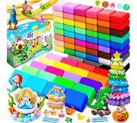DazzBoom Air Dry Clay 78 Bags of Modelling Clay, 36 Colours,DIY Molding Magic Clay for with Tools,Soft & Non-Sticky,Ultra Light Non-Toxic Air Drying Clay, Arts and Crafts Kits,for Kids Toys