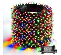 Dazzle Bright Christmas Lights Outdoor, 60M 600 LED Green