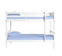 Dazzle Collection 100% Cotton Sheet 200 Thread Count Bunk Bed Fitted Sheet 2ft 6" (76cmx190cm) Hotel Quality Bedding Set Soft & Crisp Cotton Caravan Campervan Small Single Bed (Sky Blue)