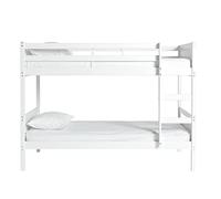 Dazzle Collection 100% Cotton Sheet 200 Thread Count Bunk Bed Fitted Sheet 2ft 6" (76cmx190cm) Hotel Quality Bedding Set Soft & Crisp Cotton Caravan Campervan Small Single Bed (White)