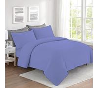 Dazzle Collection® 100% Egyptian Cotton 300 Thread Count Duvet Cover With Pillow Case | Bedding Set (King, Blue)