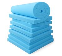 Dazzle Collection High Density Upholstery Blue Foam Cut to Any Size For All type of Foam Seating Bench, Stool, Window Seat, Sofa, Chair Pads, Caravan, Campervan & Replacement (2.0 Inches, 24"x24")