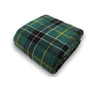 Dazzle Collection Teddy Fleece throw Blanket Tartan Check Style For Kids and Adults Soft & warm Quilt Throw Blanket for Bed and Chaise (Green, 200cm X 150cm)