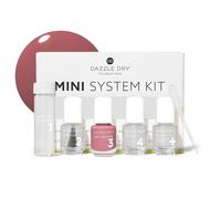 Dazzle Dry Heart's Caress, Medium Dusty Rose 4-Step Kit - Full Coverage Cream (5 Piece Kit/5 Manicures)