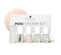 Dazzle Dry Mini Kit 4 Step System - Boss a light and true neutral nude Full Coverage Cream (5-piece Set)