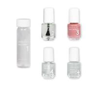 Dazzle Dry Mini Kit 4 Step System - Less is Mauve a full coverage light blushing mauve. (5 Piece Kit / 5 Manicures)