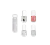 Dazzle Dry Mini Kit 4 Step System - Rose Princess - A light dusty rose shimmer. Full coverage shimmer. (5 Piece Kit / 5 Manicures)