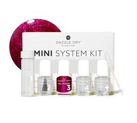 Dazzle Dry Mini Kit 4 Steps Kaleidoscope Full Cover Metallic Fuchsia Full Coverage (Set of 5pcs/5pcs Manicure)