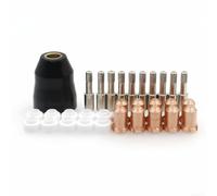 DAZZLEEX 10 Pack Plasma Consumables Kit for Thermal Dynamics PCH25 PCH38 PCH28 PCH Torch Includes Electrodes 9-6506 Nozzles 9-6500 Guard 9-6003 Swirl Ring