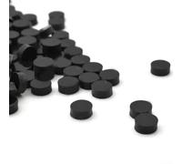 DAZZLEEX 100Pcs Acrylic Fretboard Fingerboard Dots Inlay Markers Guitar Fingerboard Inlay Markers(Black Diameter 5mm)