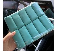 DAZZLEEX 10PCS Auto Detail Suede Sponge Applicators Soft Suede Sponge Applicator For Ceramic Coating Great For Tight Spaces(Blue)