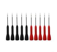 DAZZLEEX 10pcs Multimeter Test Probes with 1mm Tip and 2mm Banana Socket for Car Maintenance and Cable Testing 600V 10A Red and Black