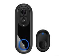 DAZZLEEX 2.4/5G Wi-Fi Video Doorbell 1080P HD Wireless Smart Intercom Security Camera IP65 Weather Resistant For Tuya App