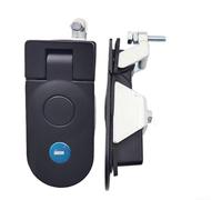 DAZZLEEX 21mm 35mm 67mm Compression Push Lock Latch for Tool Box Camper Trailer Marine Zinc Alloy Black Flush Mount(67MM)