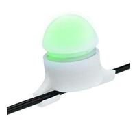 DAZZLEEX 2pcs Night Fishing Rod Tip Clip Bite Alarm Alert Strike Lamp Electronic LED Indicator Light Fish Biting