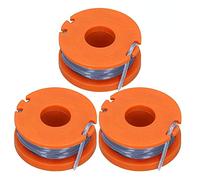 DAZZLEEX 3Pcs Lawn Mower Spool-For SPARES2GO 2.5m Line & Spool for Argos for McGregor MCT1825 Trimmer