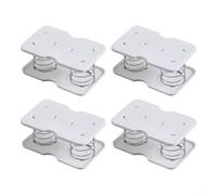 DAZZLEEX 4PCS Tissue Box Spring Bracket, Pulls To The Bottom, Automatically Pulls Out Tissue Box Bottom Double Spring Lift Bracket
