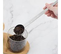DAZZLEEX 5Ml/10ml/15ml/20ml/25ml/30ml Coffee Scoop, Coffee Measuring Spoon Stainless Steel Long Handle Stirring Spoon(25ml)