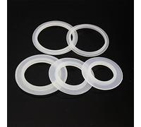 DAZZLEEX 6Pcs Silicone Ring Gasket Replacement Bathtub Sink Pop Up Plug Cap Washer Seal(38 * 31mm)
