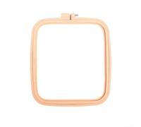 DAZZLEEX ABS Embroidery Hoop Rectangle Square Embroidery Frame Cross Stitch Hoop Sewing Tool for Art Craft Handy Sewing(220*195mm)