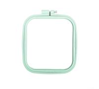 DAZZLEEX ABS Embroidery Hoop Rectangle Square Embroidery Frame Cross Stitch Hoop Sewing Tool for Art Craft Handy Sewing(145*165mm)