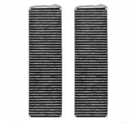 DAZZLEEX Activated Carbon Filter Set of 2 for Bora Basic BAKFS for Bora Pure Cooker Systems, Five-Layer Design for Effective Oil Smoke Capture, Kitchen Vent Replacement Accessories(Getting Basic)