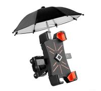 DAZZLEEX Adjustable Motorcycle Phone Holder 360 Degrees of Freedom for Safe Driving (Handlebar umbrella)