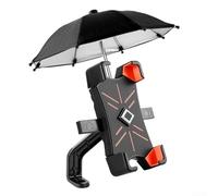 DAZZLEEX Adjustable Motorcycle Phone Holder 360 Degrees of Freedom for Safe Driving (rearview umbrella)