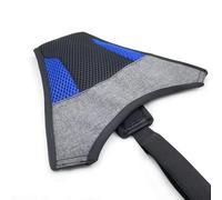 DAZZLEEX Bicycle Trainer Sweat Guard Net Strap with Phone Holder for Indoor Cycling Mountain Road Stationary Bike Waterproof Sweatband Cover Black(blue)