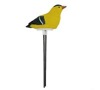 DAZZLEEX Bird Shape Moisture Meter Birds Sing When Water Is Scarce Soil Moisture Meter Hygrometer Sensor 7.09x3.54in(Yellow)