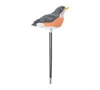 DAZZLEEX Bird Shape Moisture Meter Birds Sing When Water Is Scarce Soil Moisture Meter Hygrometer Sensor 7.09x3.54in(Black)