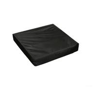 DAZZLEEX Black Waterproof Sandbox Cover 127x102x20cm Outdoor Square Sand Box Lid with Drawstring and Handles for Garden Yard Dust Rain Protection(600D)