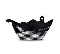 DAZZLEEX Bowl Cozy Holders Microwave Safe Hot Bowl Holder Bowl Potholders Hang to dry quickly for Hot and Cold Bowls(L)