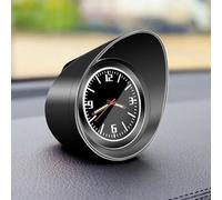 DAZZLEEX Car Dashboard Clock - Luminous Electronic Watch, 12 * 12 * 5cm (Black)