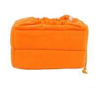 DAZZLEEX Cushion Padded Velvet Case for DSLRs Offering Secure Storage Solutions While Maintaining a Stylish Appearance (Orange)