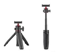 DAZZLEEX Desk Camera Tripod Foldable Design For DJI OsmoAction 65Pro Magnetic Ball Head With 14 Screw Installation Anti Slip Rubber Feet Adjustable Height