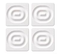 DAZZLEEX Diatomaceous Earth Drink Coasters Set of 4 Quick Dry Absorbent 10x10cm Square Coasters Protect Desks Tables and Countertops from Spills and Condensation with Mo(D)
